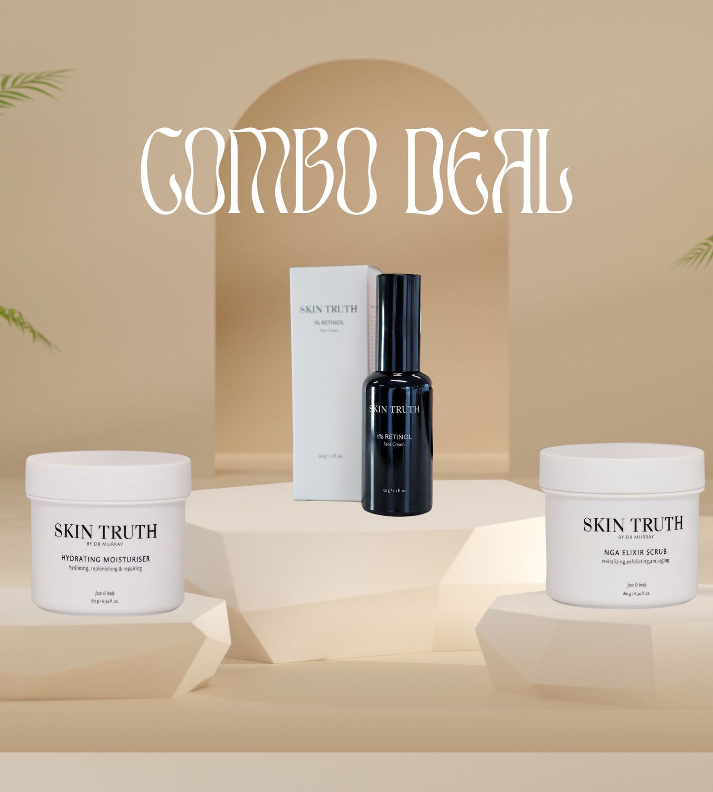 Skin Truth Deluxe Pack (Moist, Scrub + Retinol)